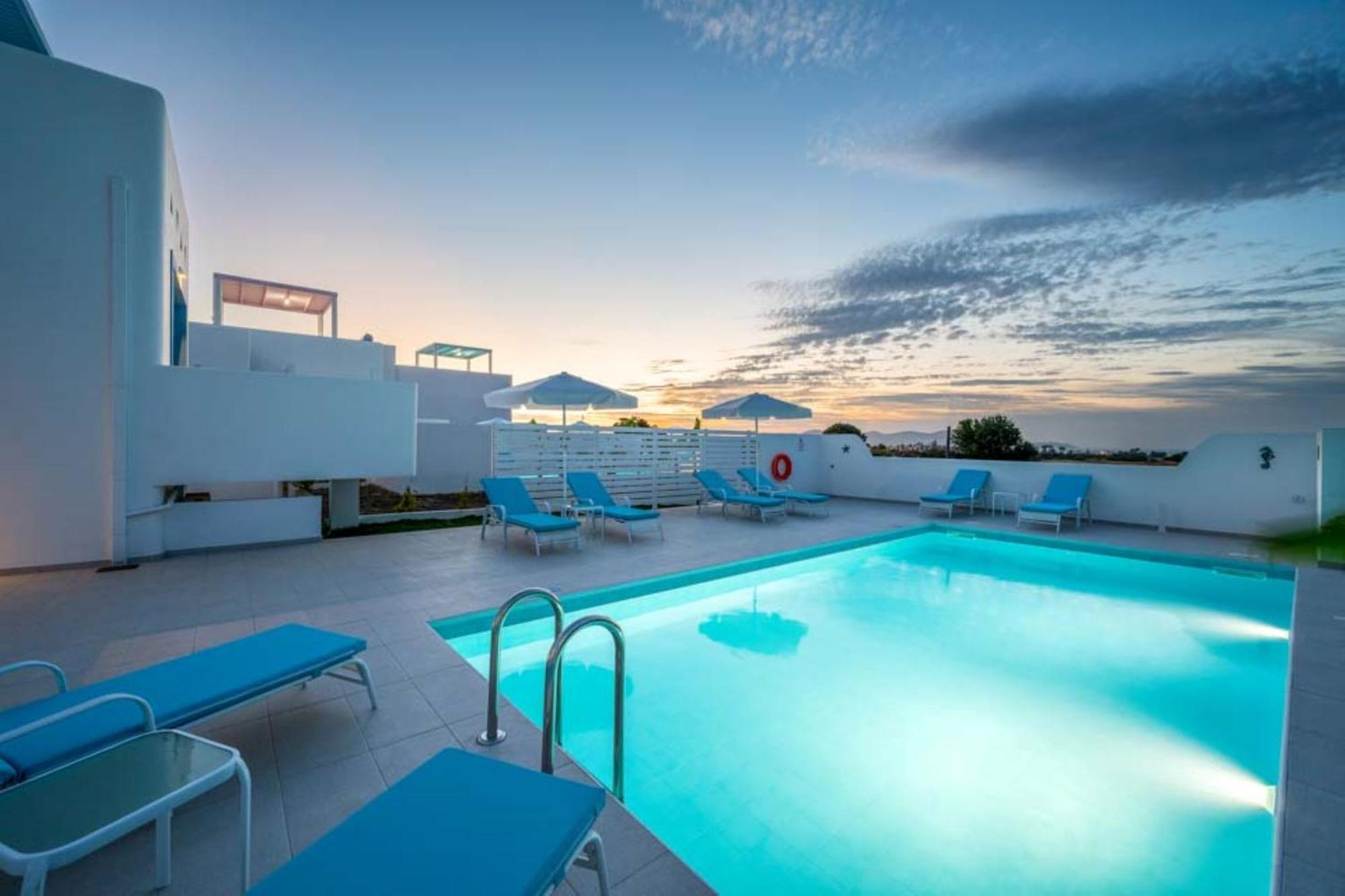 Xenos Villa 6 With A Private Pool Near The Sea ตีกากี ภายนอก รูปภาพ