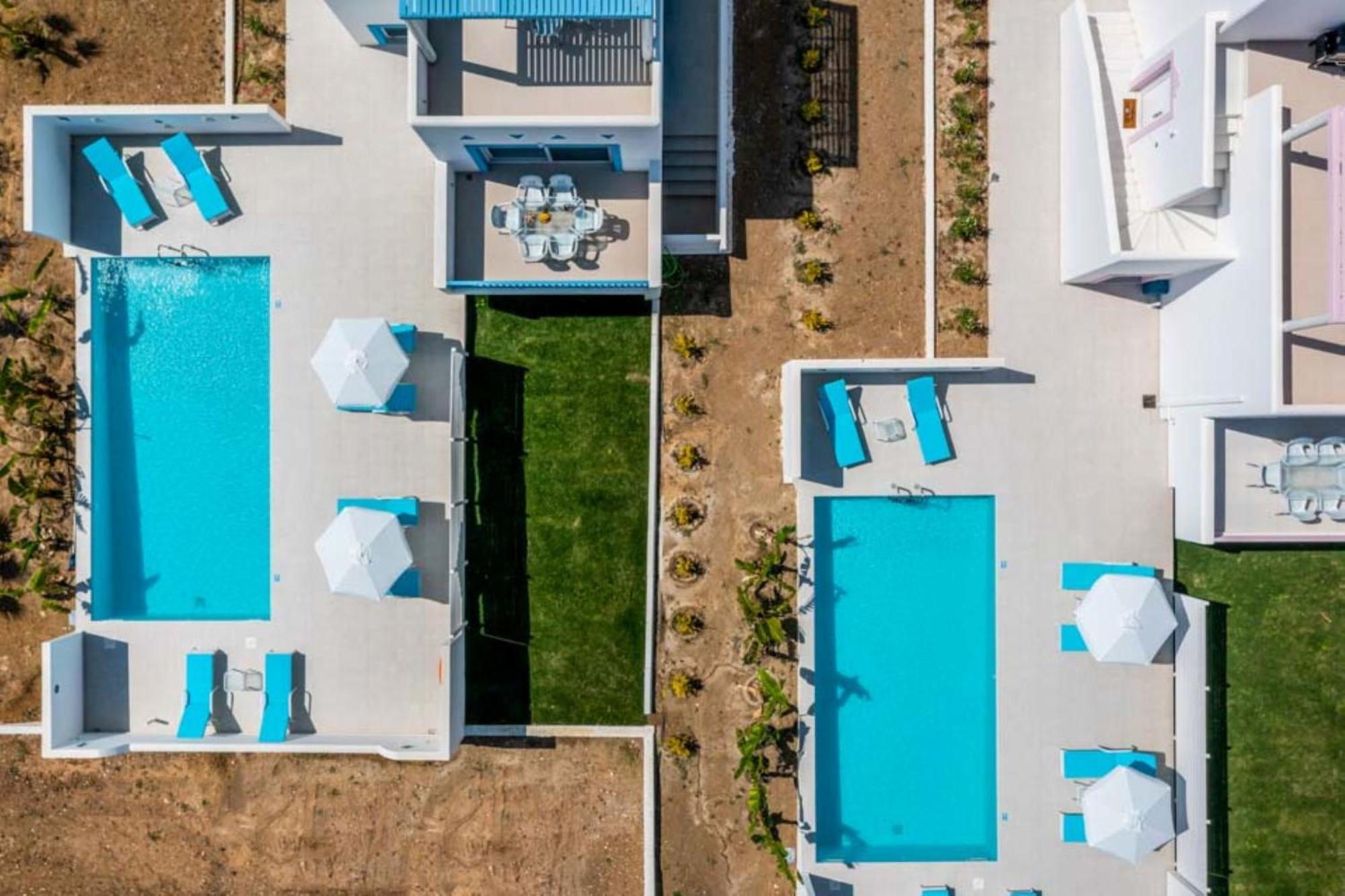 Xenos Villa 6 With A Private Pool Near The Sea ตีกากี ภายนอก รูปภาพ