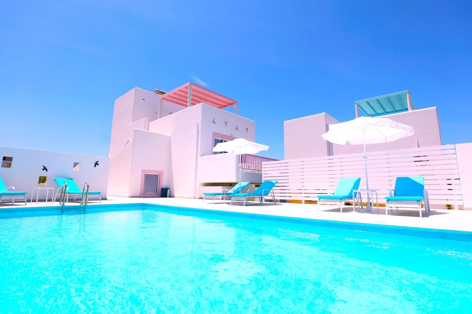 Xenos Villa 6 With A Private Pool Near The Sea ตีกากี ภายนอก รูปภาพ